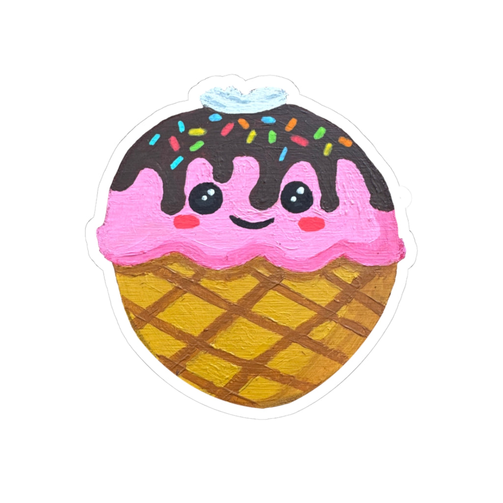 Kawaii Ice Cream Vinyl Sticker
