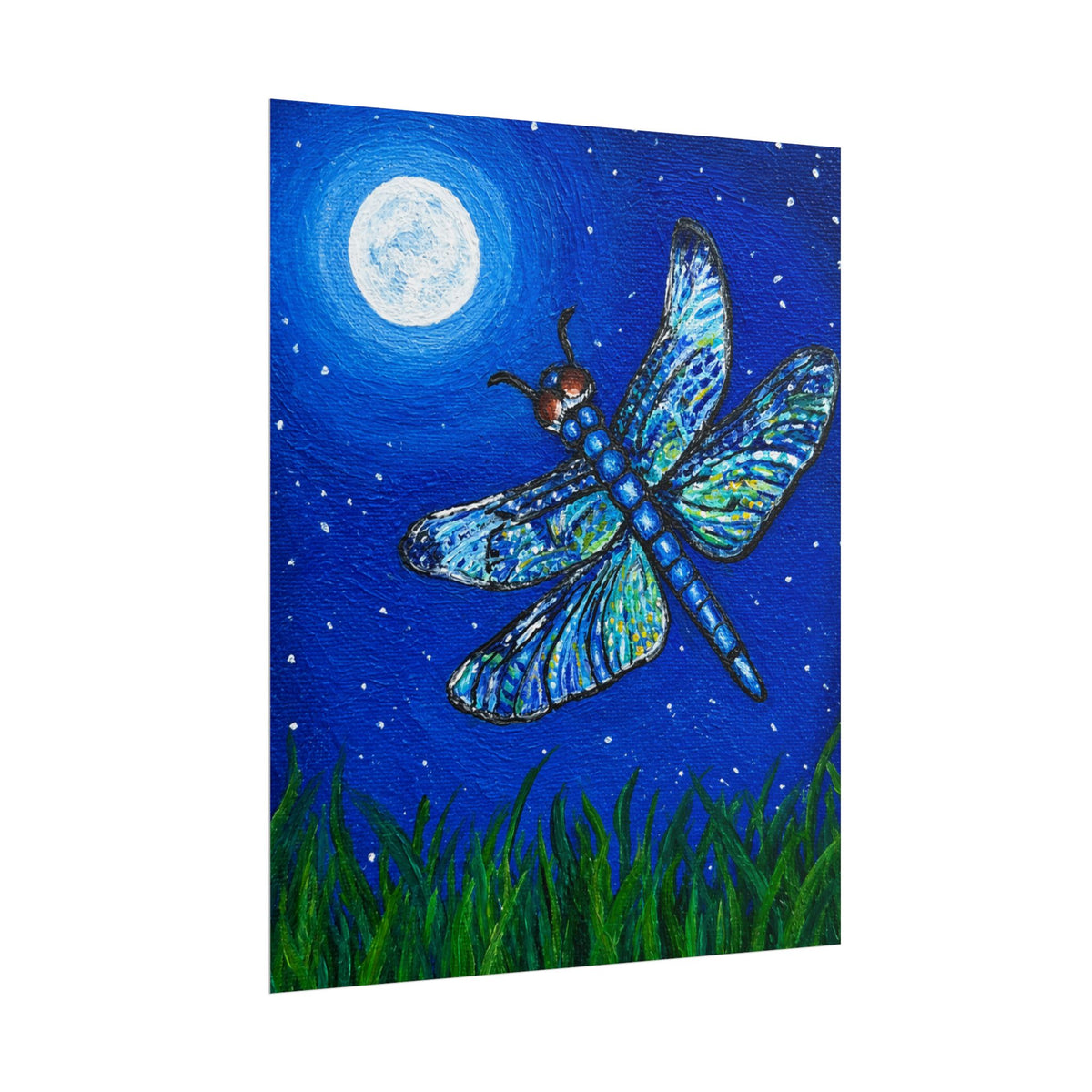 Dragonfly Mosaic Poster