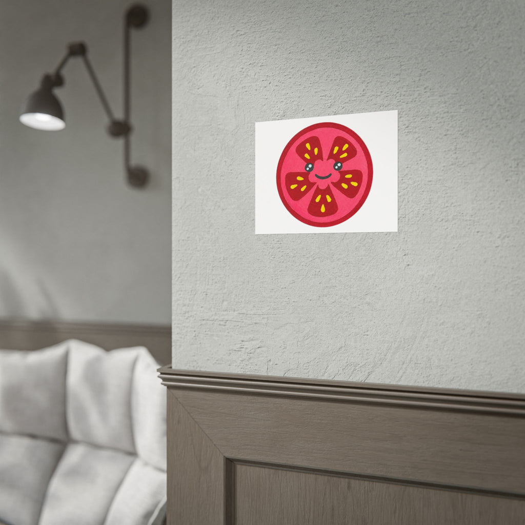 Kawaii Tomato Slice Print