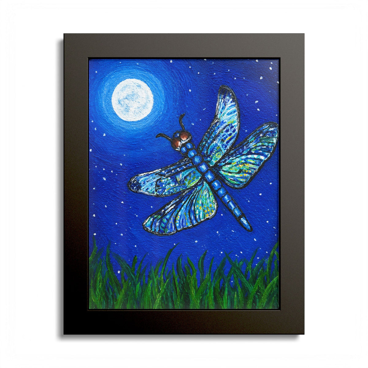 Dragonfly Mosaic Framed Print