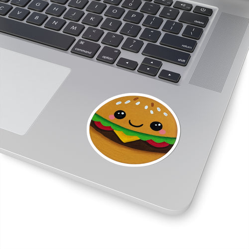 Cute Kawaii Hamburger Sticker