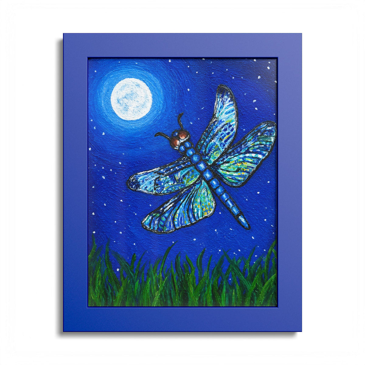Dragonfly Mosaic Framed Print