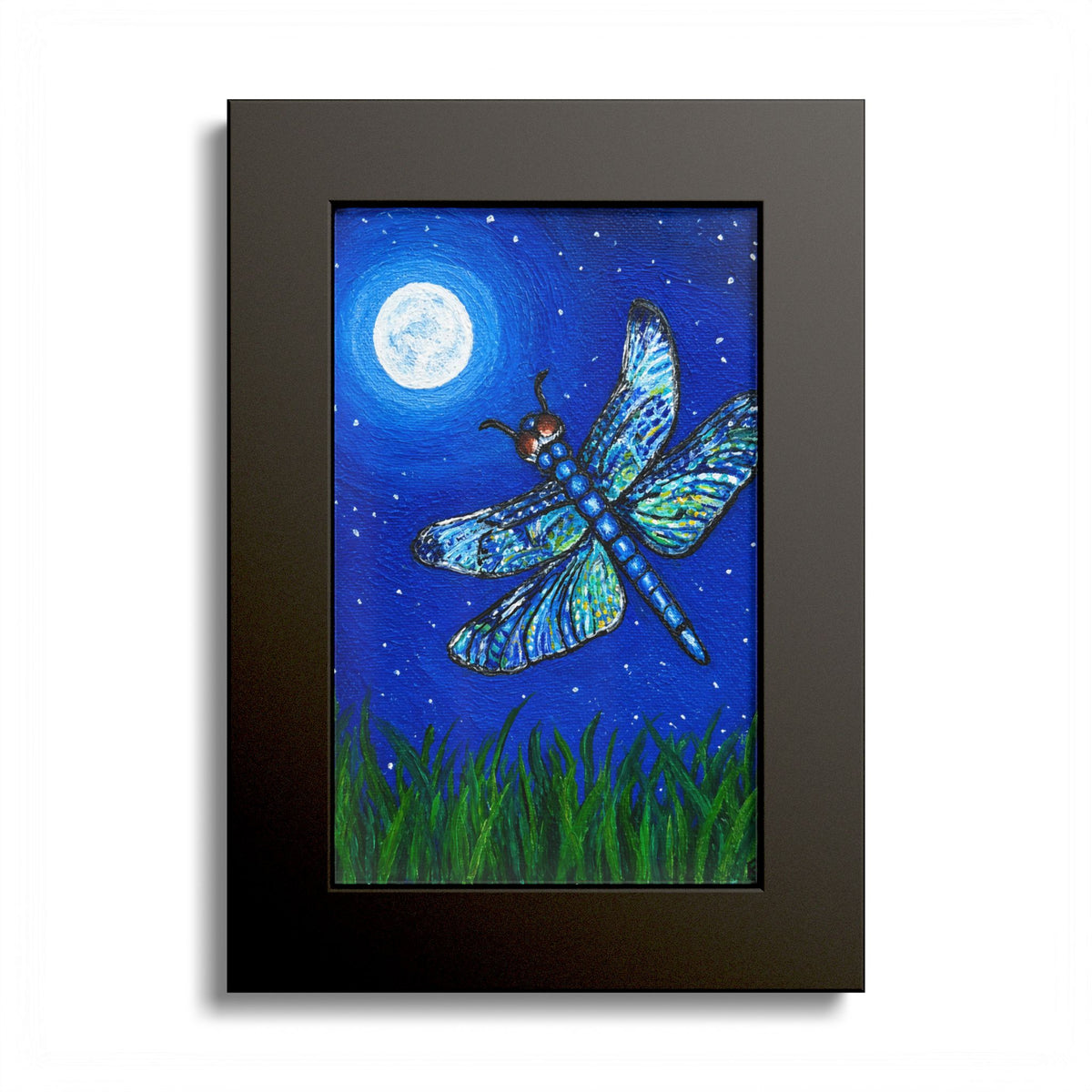 Dragonfly Mosaic Framed Print