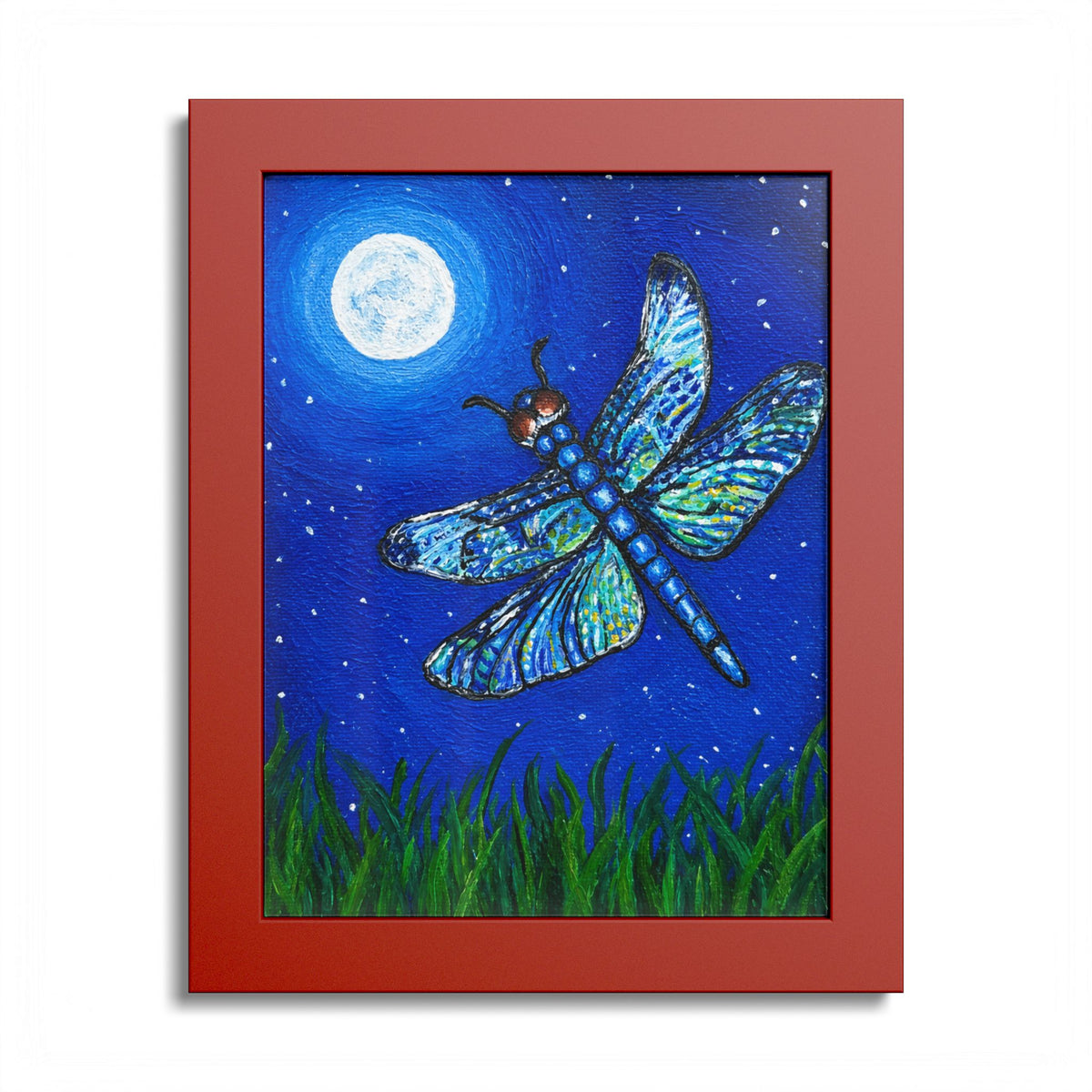 Dragonfly Mosaic Framed Print