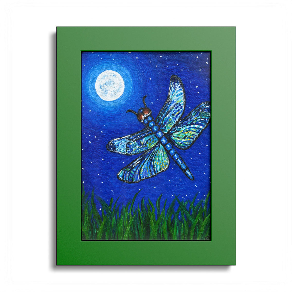 Dragonfly Mosaic Framed Print