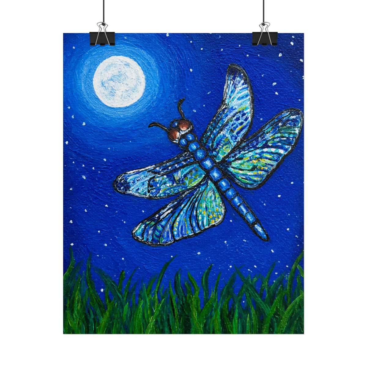 Dragonfly Mosaic Poster