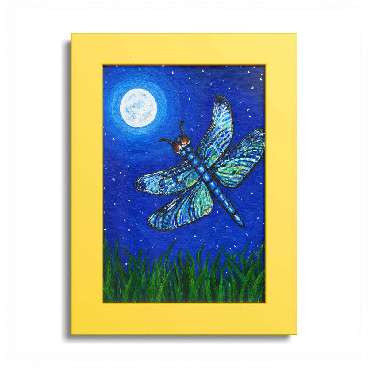 Dragonfly Mosaic Framed Print