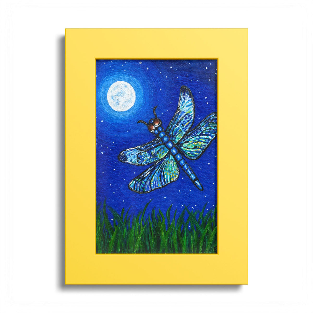 Dragonfly Mosaic Framed Print