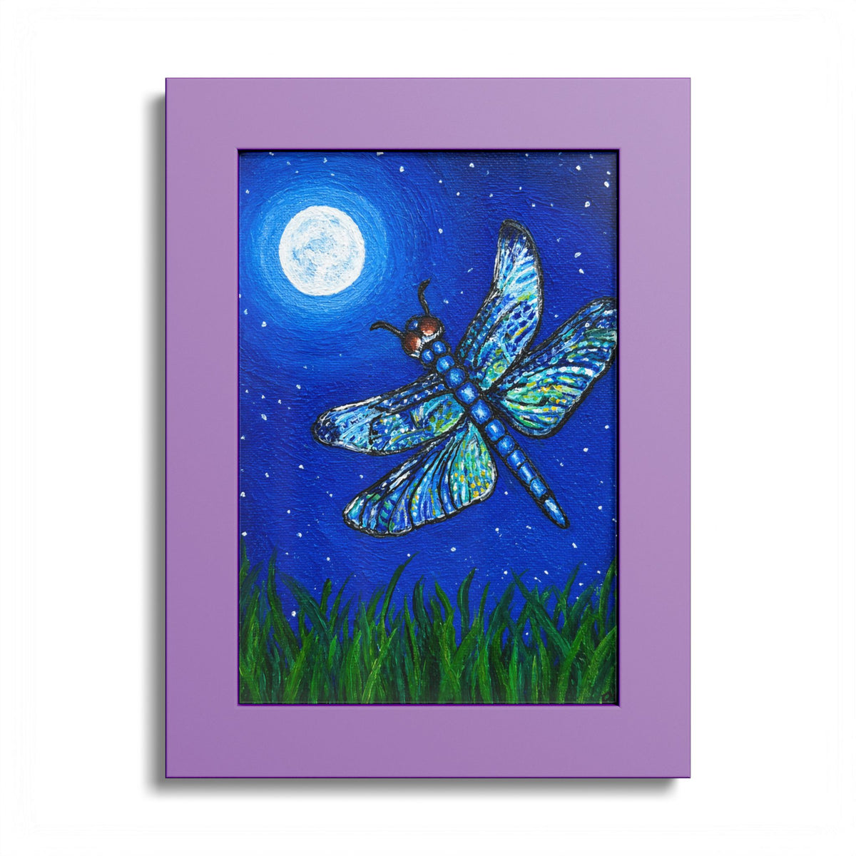 Dragonfly Mosaic Framed Print