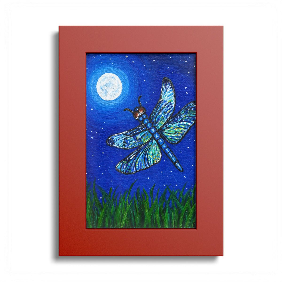 Dragonfly Mosaic Framed Print