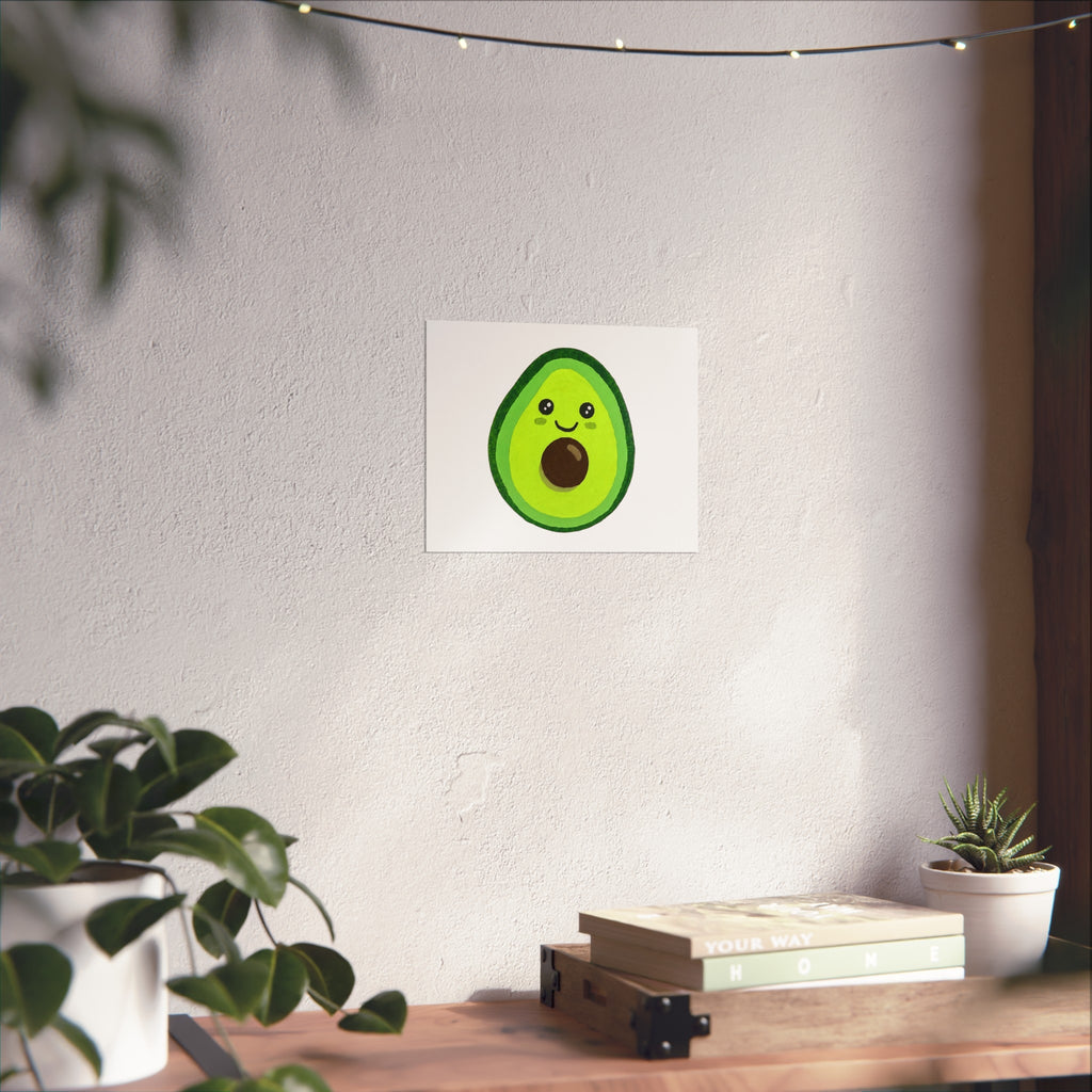 Cute Avocado Art Print