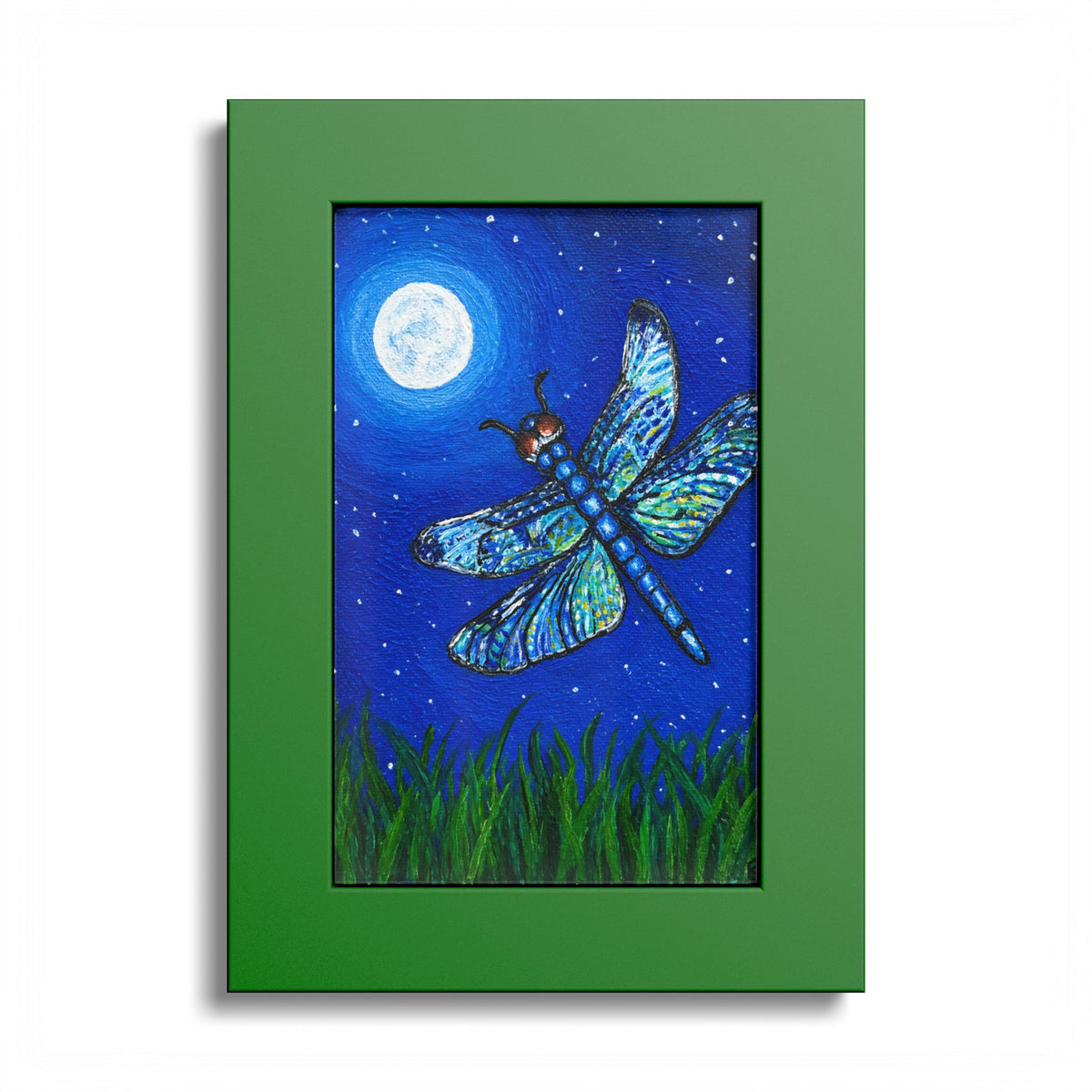 Dragonfly Mosaic Framed Print