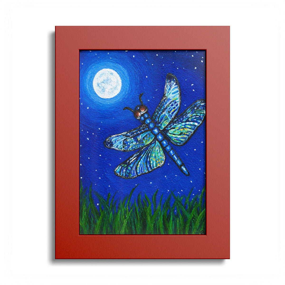 Dragonfly Mosaic Framed Print