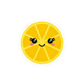 Kawaii Lemon Slice Vinyl Sticker