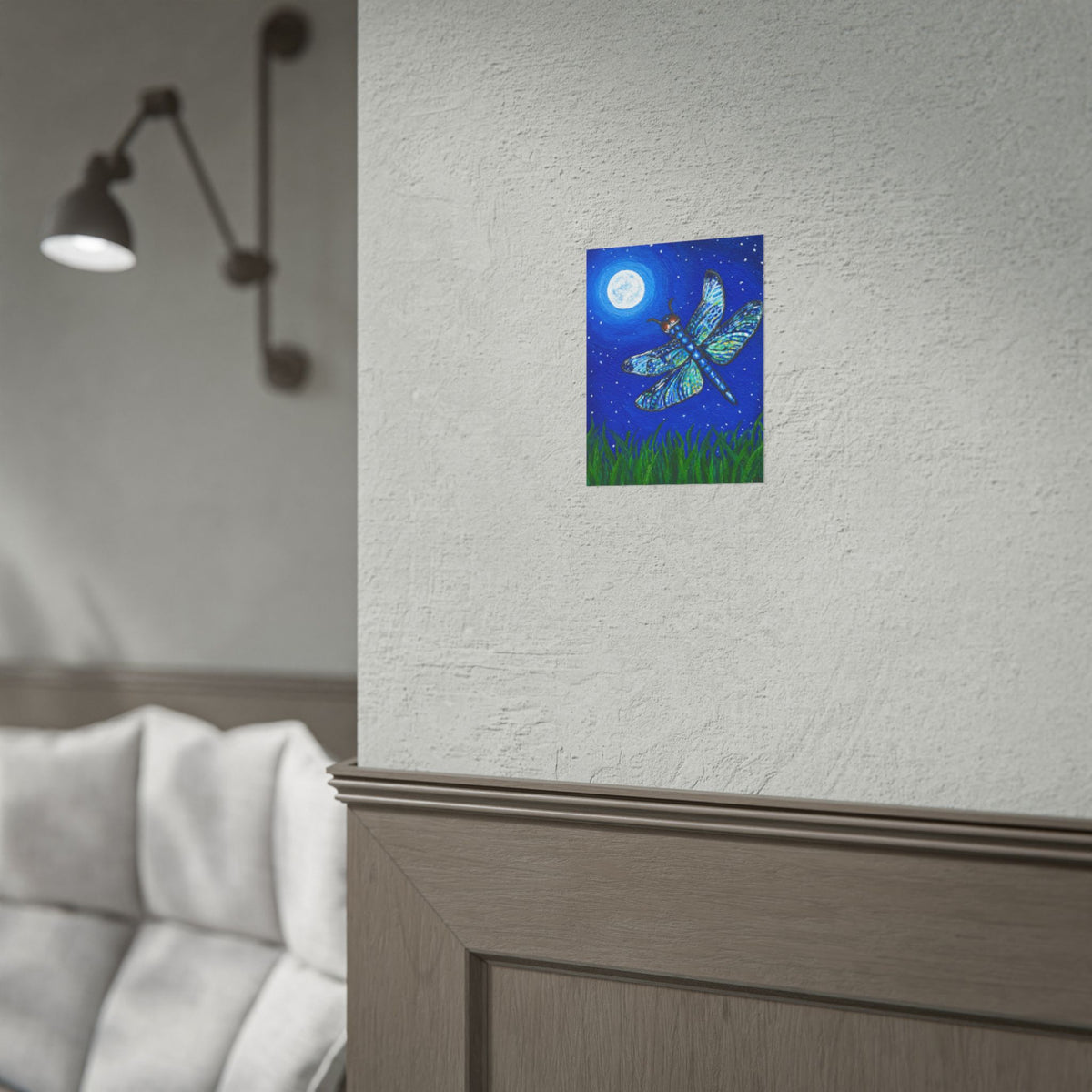 Dragonfly Mosaic Poster