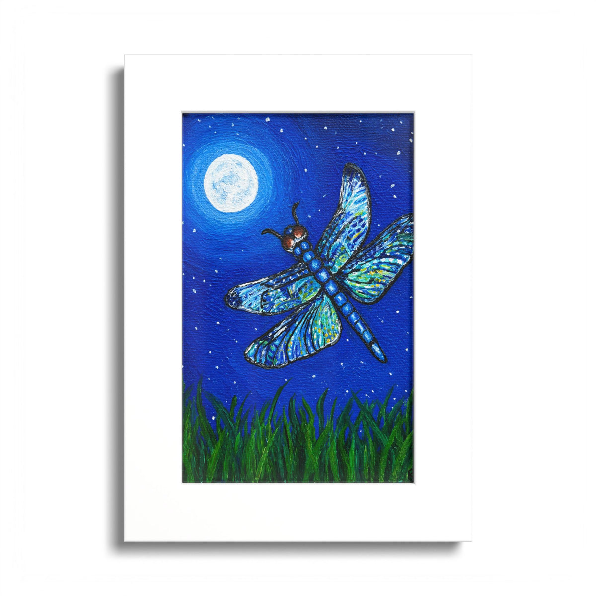 Dragonfly Mosaic Framed Print