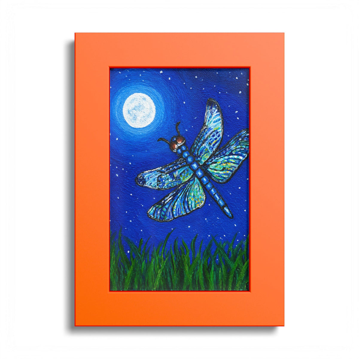 Dragonfly Mosaic Framed Print