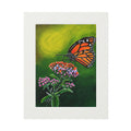 Monarch Butterfly Fine Art Print with Passepartout Frame