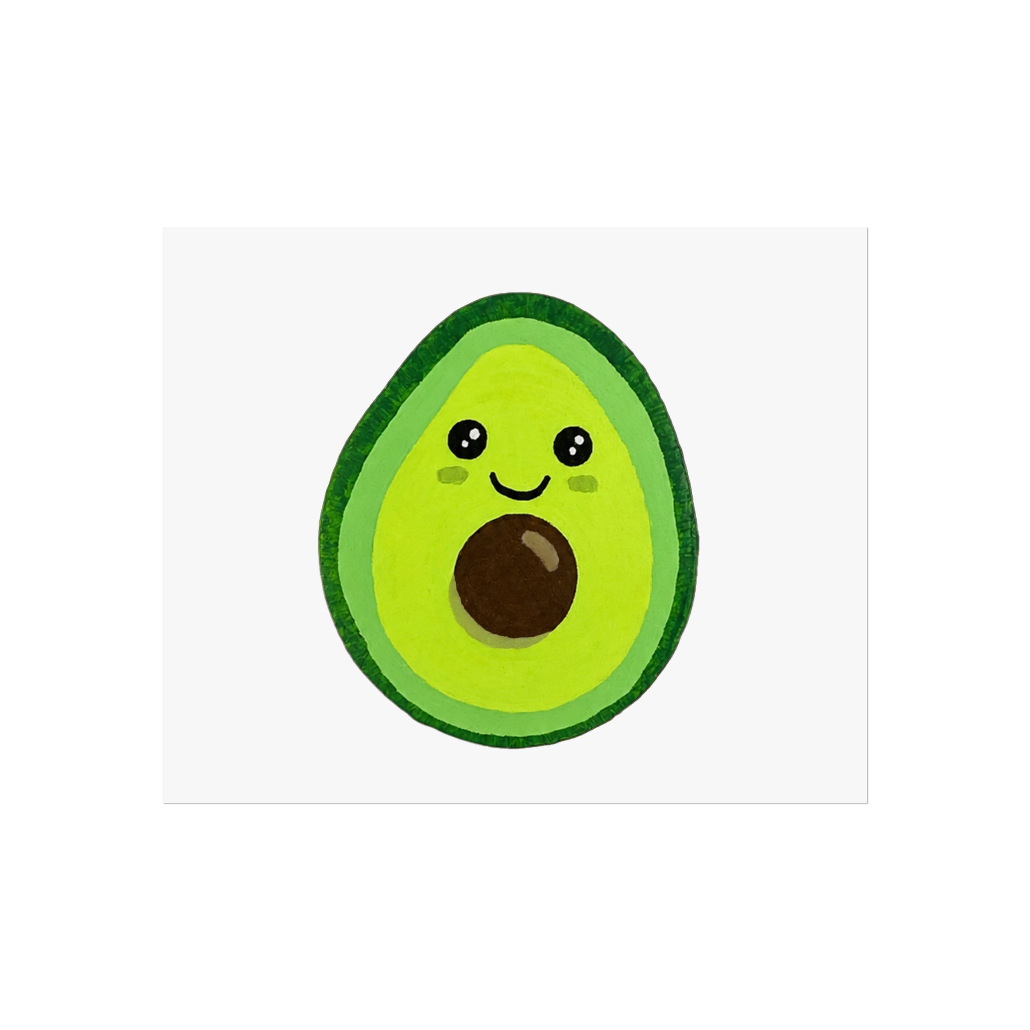 Cute Avocado Art Print