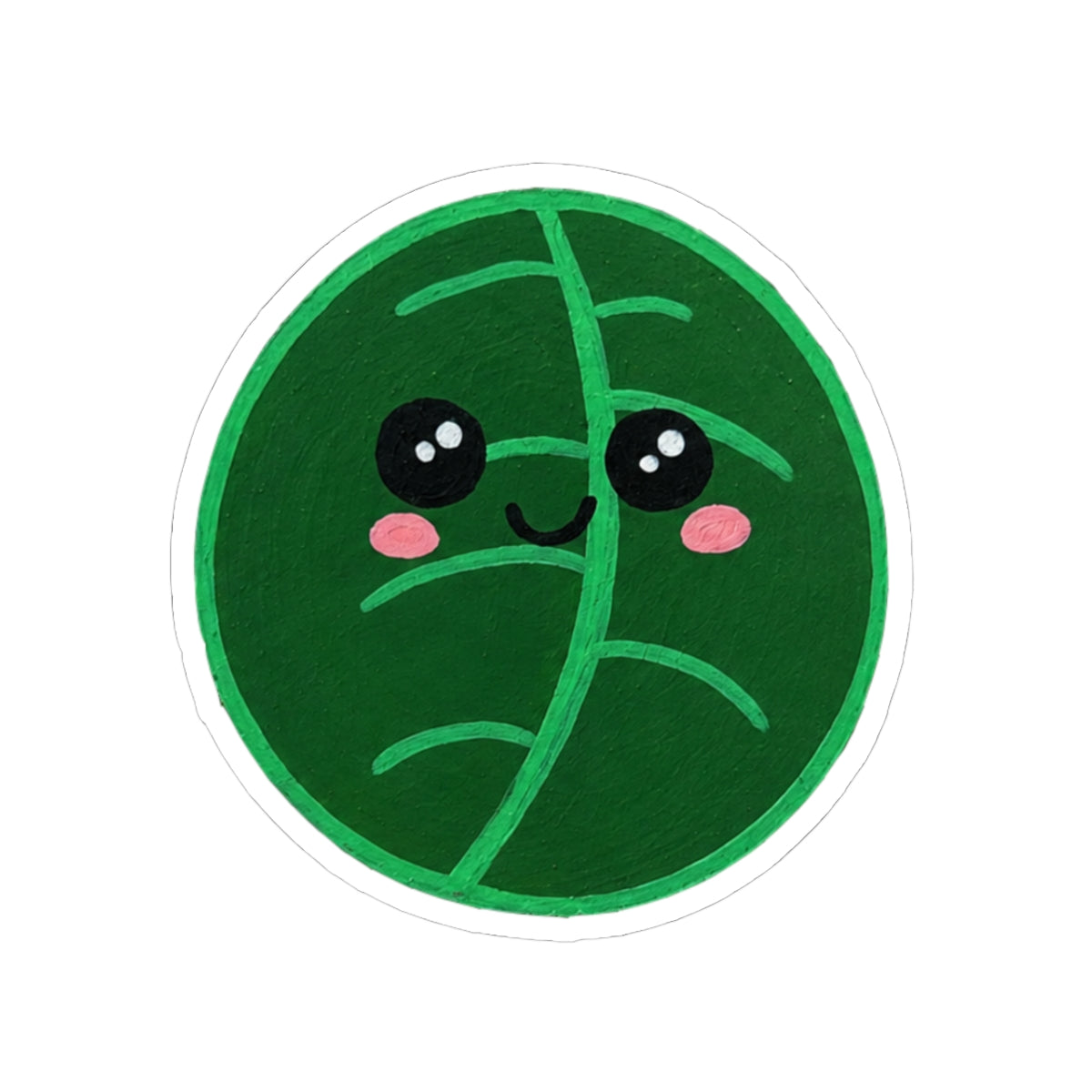 Cute Leaf Vinyl Sticker