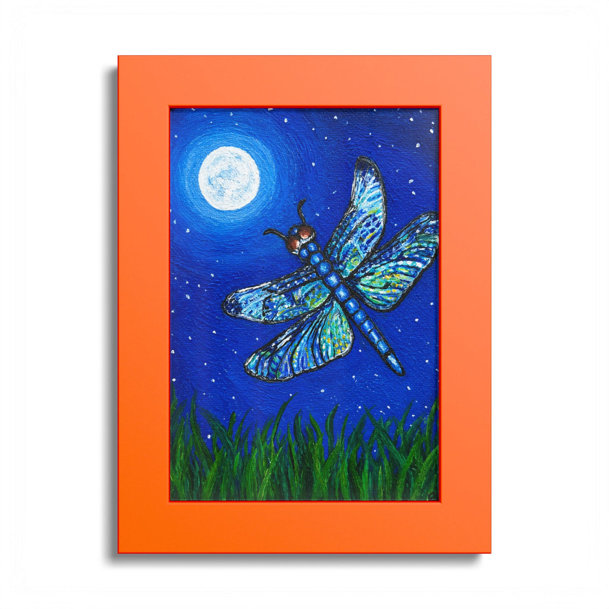 Dragonfly Mosaic Framed Print