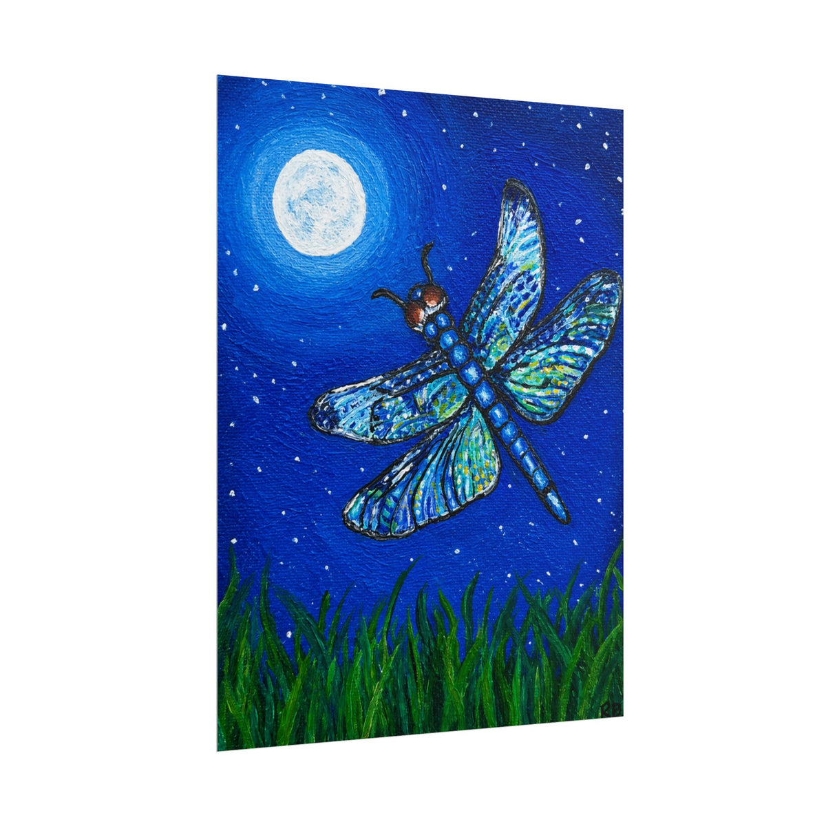 Dragonfly Mosaic Poster
