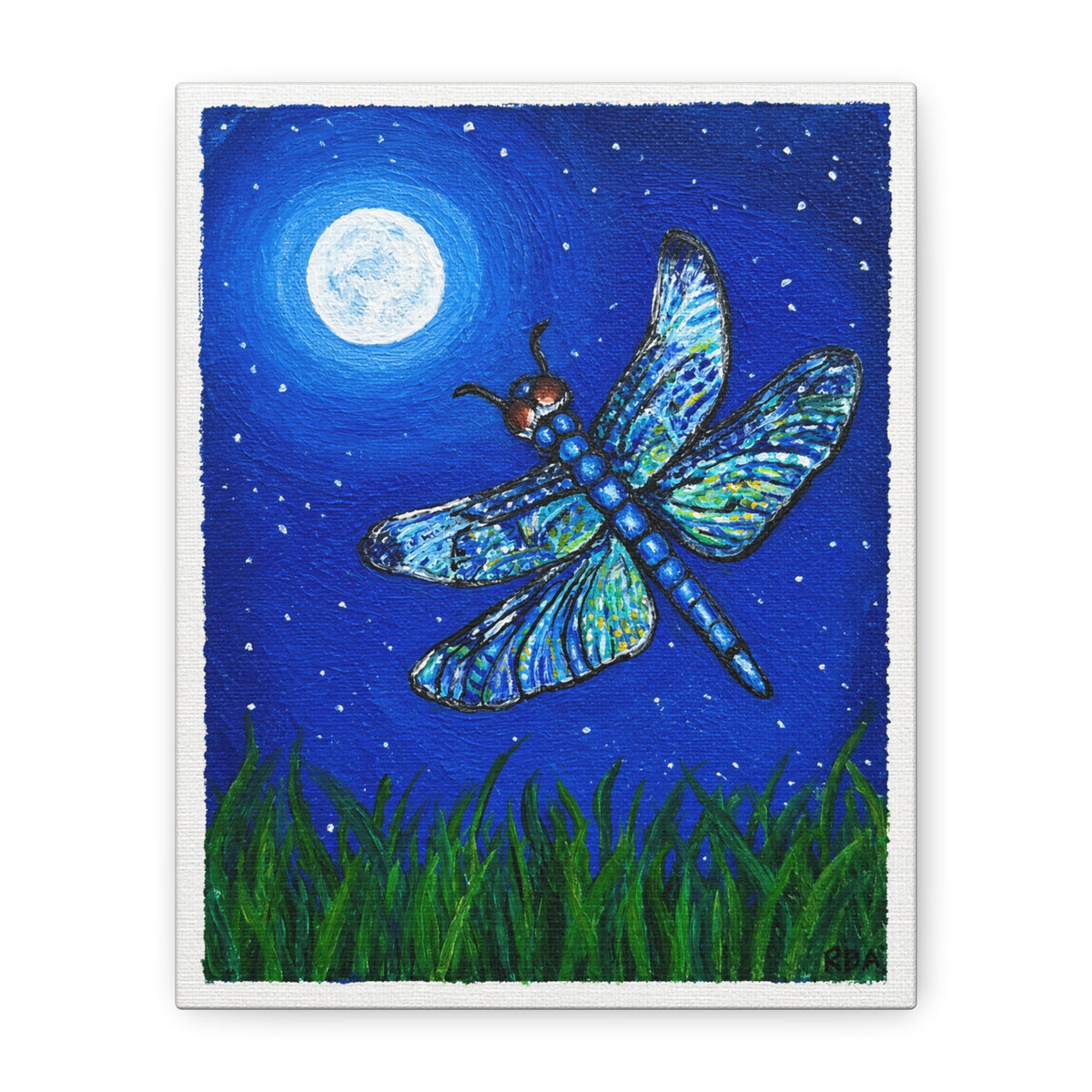 Dragonfly Mosaic Painting