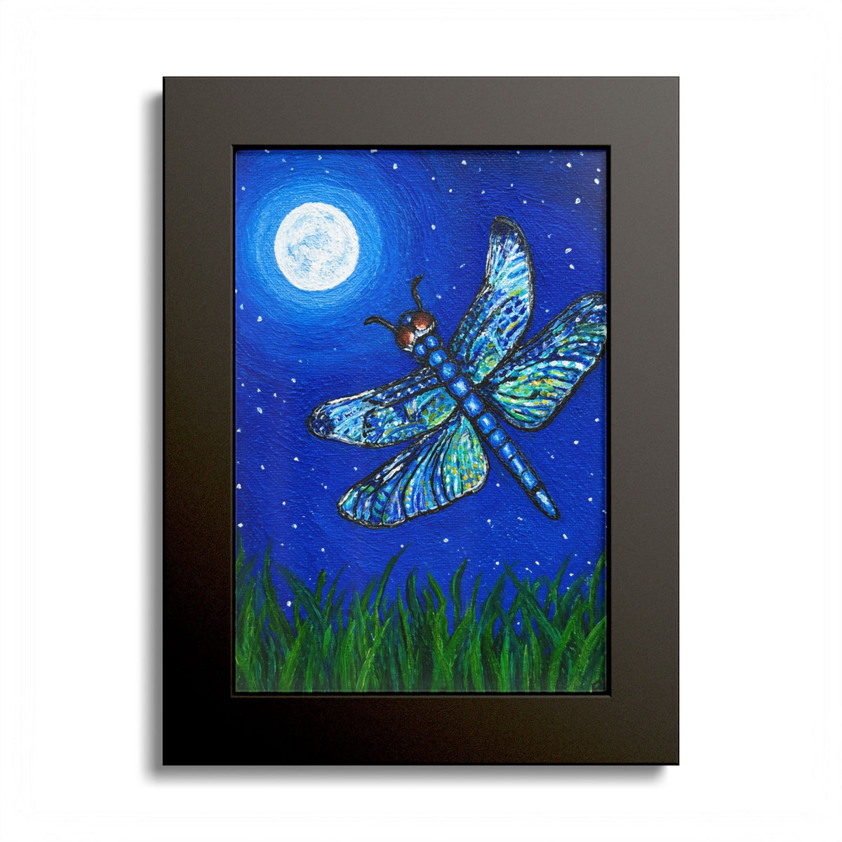 Dragonfly Mosaic Framed Print