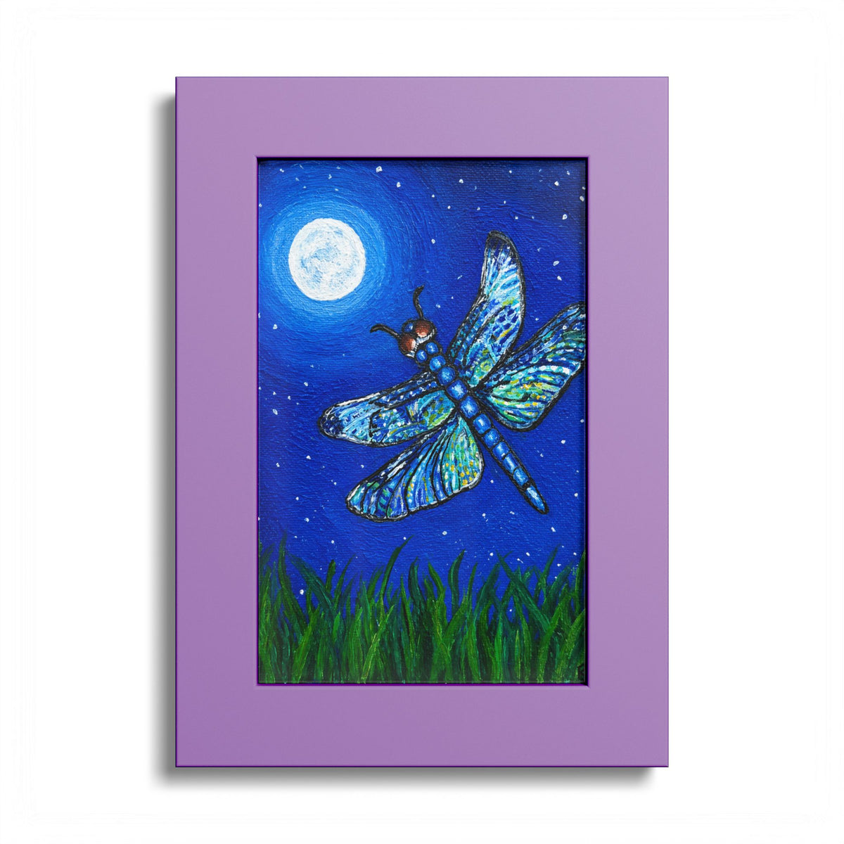 Dragonfly Mosaic Framed Print