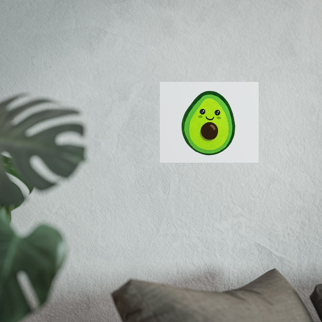 Cute Avocado Art Print
