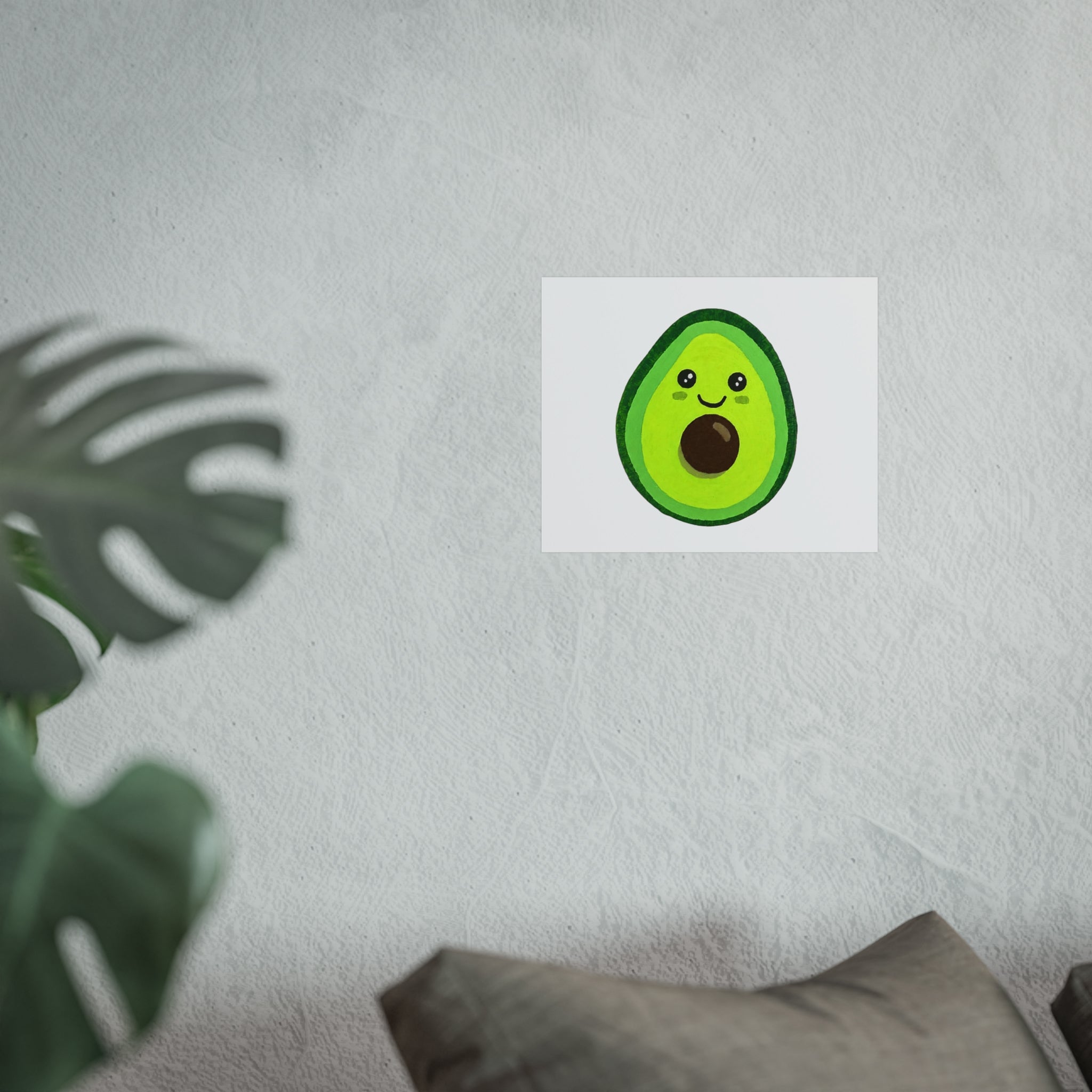 Cute Avocado Art Print