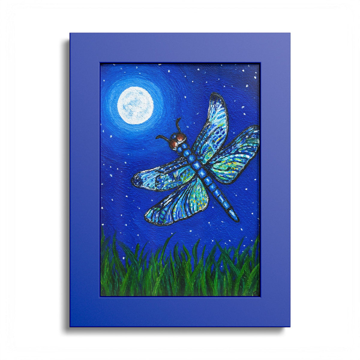 Dragonfly Mosaic Framed Print