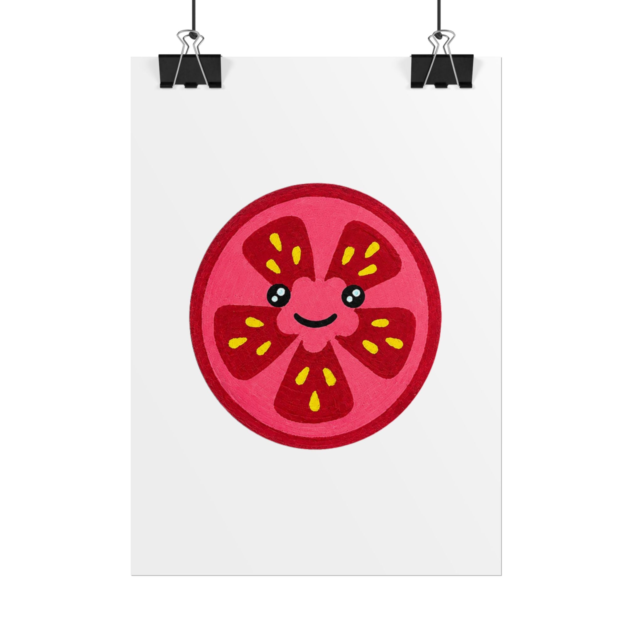 Kawaii Tomato Slice Print