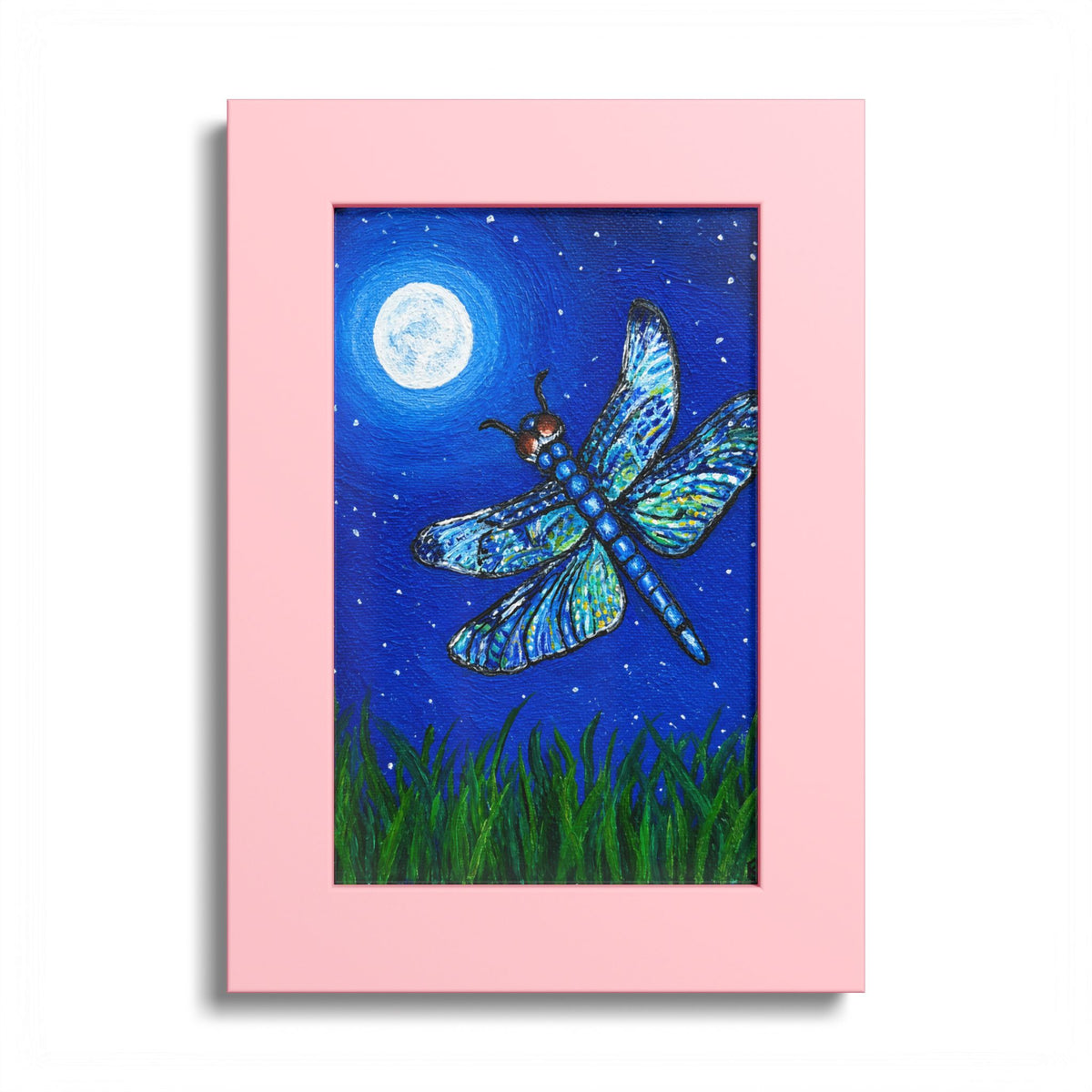 Dragonfly Mosaic Framed Print