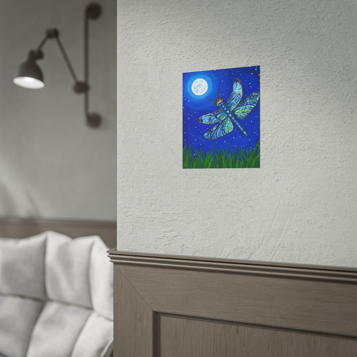 Dragonfly Mosaic Poster