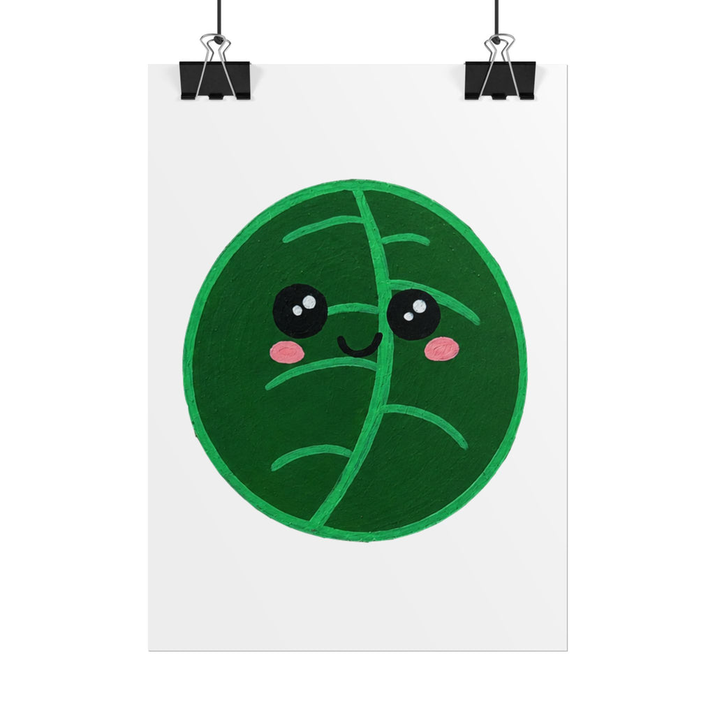 Kawaii Leaf Print