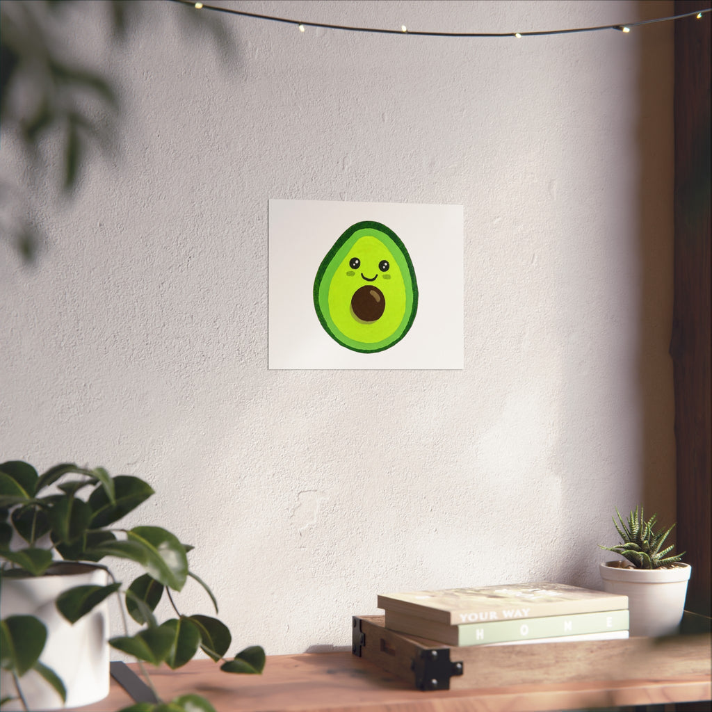 Cute Avocado Art Print