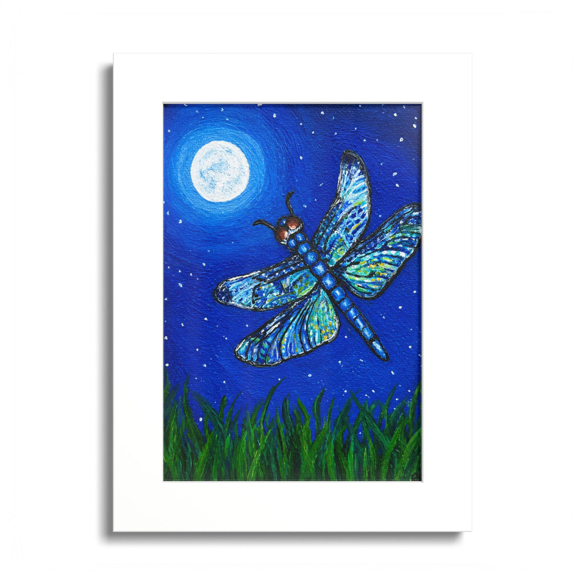 Dragonfly Mosaic Framed Print