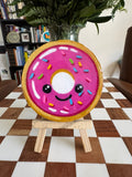 Cute Kawaii Donut Wood Slice