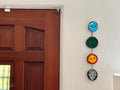 Four Elements Wood Slice Wall Art Hanging